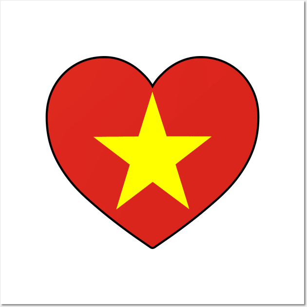 Heart - Vietnam Wall Art by Tridaak